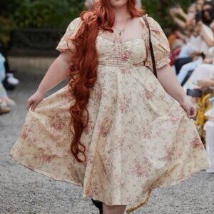 NWT Selkie The Renaissance Tea Rose Dress Size 2X